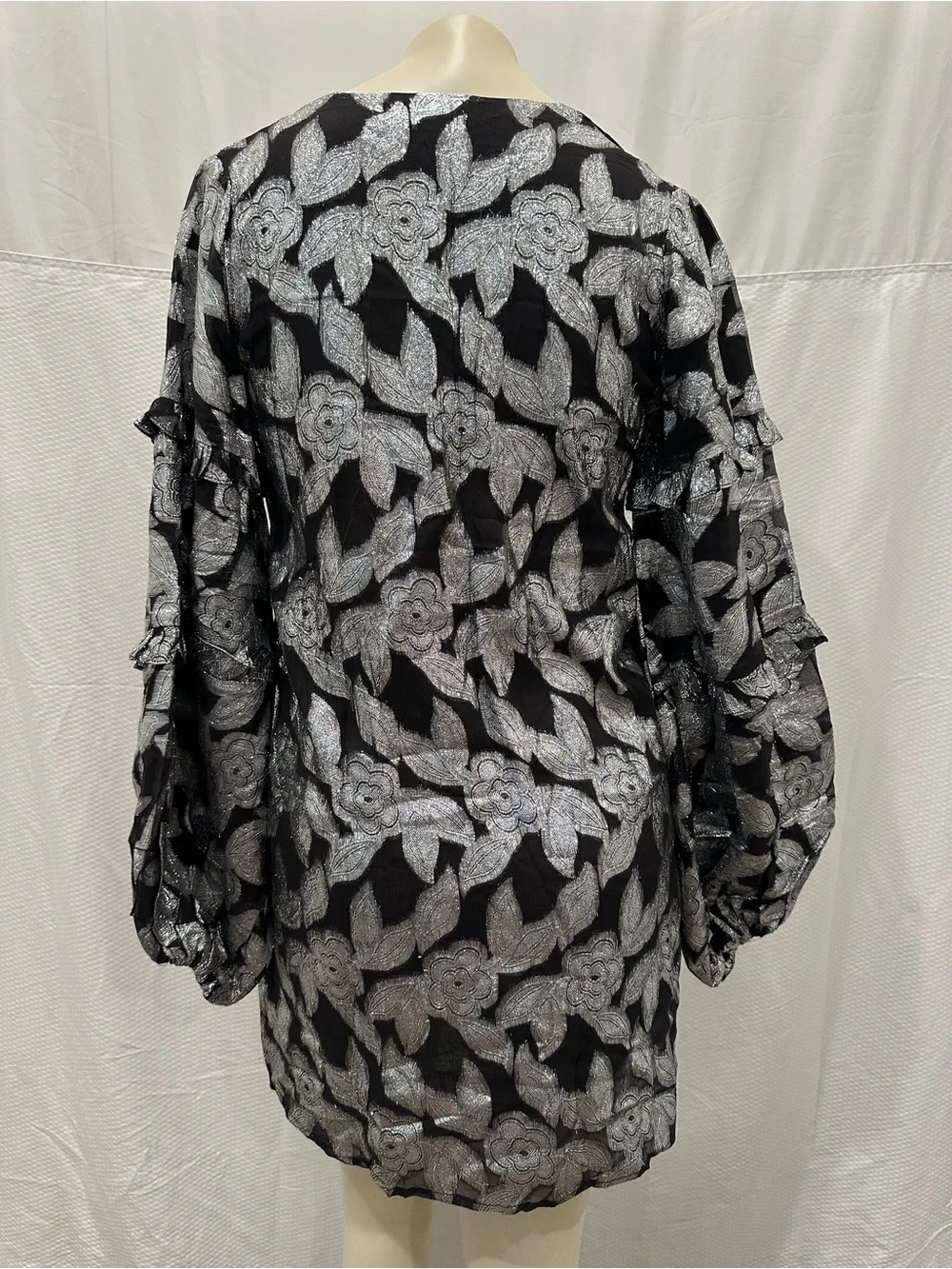 Jen's Pirate Booty x Free People Rising Star Mini Silver Dress XS NWOT